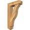 Ekena Millwork Funston Arts and Crafts Rough Sawn Bracket w/ Offset Brace, Western Red Cedar, 6"W x 20"D x 32"H BKT0604X20X32FST03RWR - alternate 1